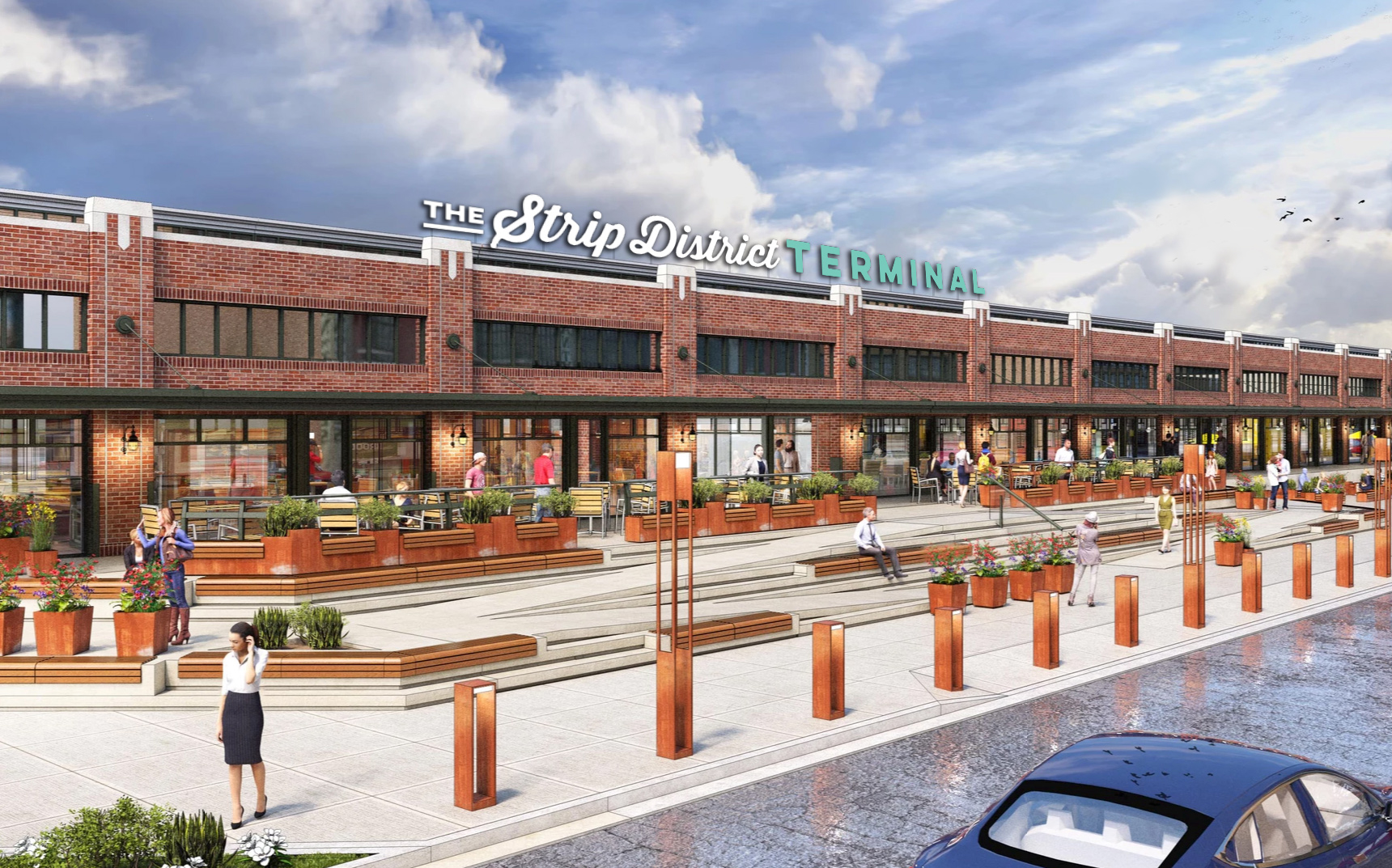 Historic farmers market and mixed-use